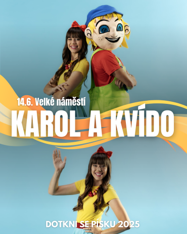 Foto k článku Na městské slavnosti vás a vaše děti roztančí Karol a Kvído